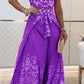 Ethnic Style Halter Top Wide Leg Pants Suit