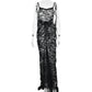 Solid Color Backless Slim Fit Sling Dress Women