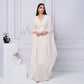 Robe trapèze à manches longues de style saoudien du Moyen-Orient