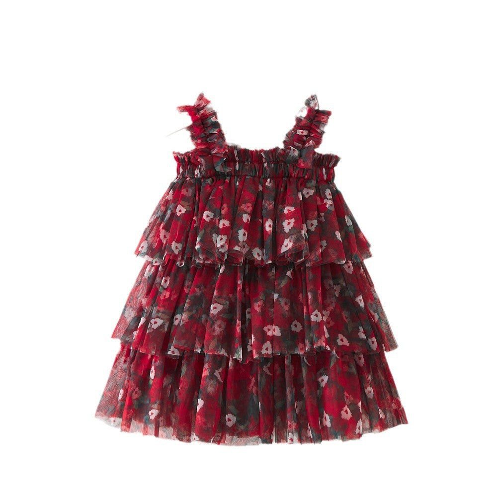 New Children's Cake Princess Girls' Chiffon Skirt