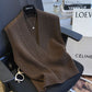 Large V-neck Loose Slimming Inner Wear Sleeveless Sweater Vest