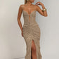 Female Solid Color Fashion Special Dress