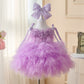 Girl's Super Wide Loose Flower Tassel Dress