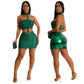 Fashion Tube Top Package Hip Skirt