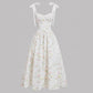 Women's Spring Clothing Elegant Low-cut Split Sling Dress