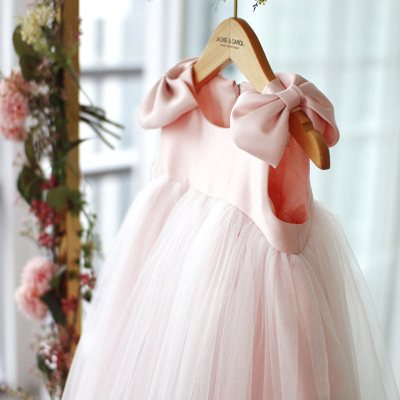 Robe de princesse pour bébé fille, robe de mariée bouffante en fil