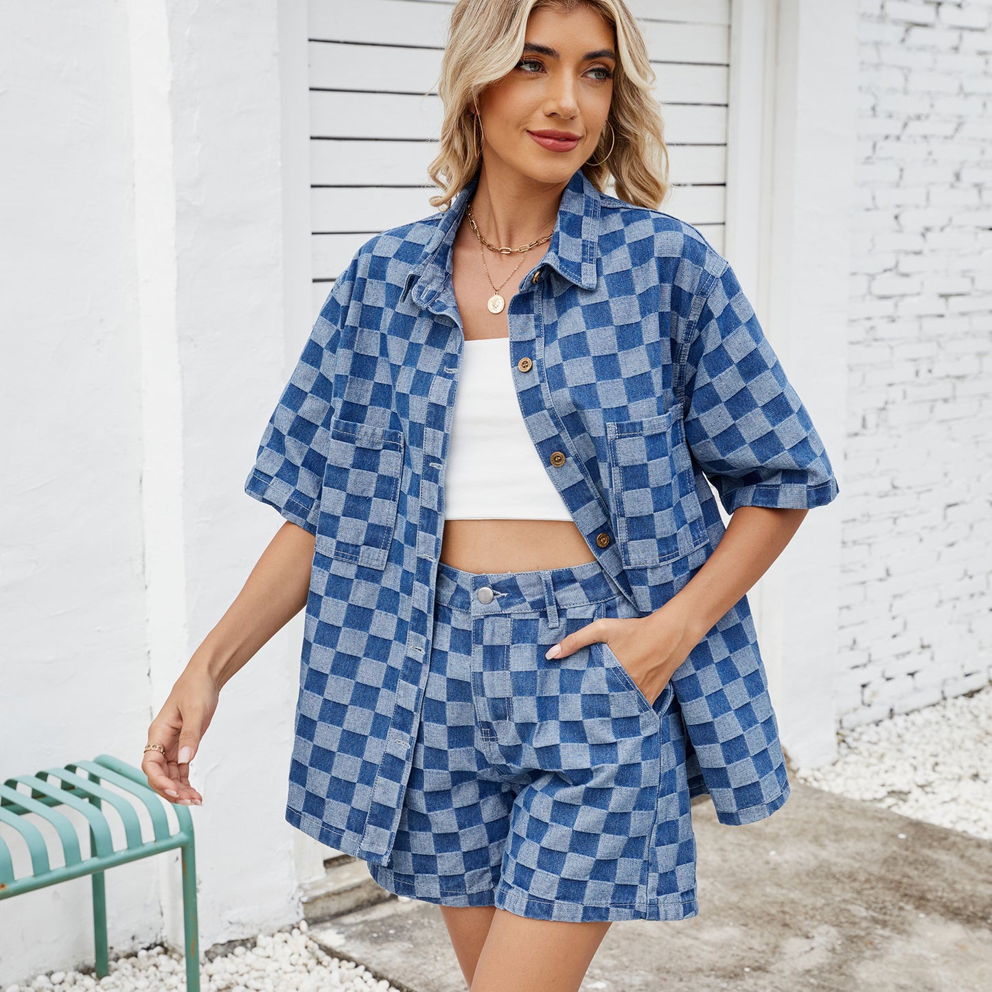 Women's Clothing Fashion Wash Casual Loose Outfit