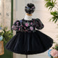 Original Huayang Puff Sleeve Puffy Gauze Princess Dress