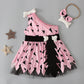 Sleeveless Mesh Dress And Hairband Two-piece Children's Clothing