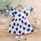Embroidered Flowers Holiday Party Dress Girl