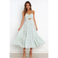 Small Floral Print Sweet Spaghetti-strap Dress