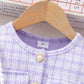 Robe en maille à manches longues Lady Star pour fille