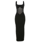 Low-cut Slim-fit Flattering Sling Dress