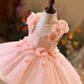 Robe de mariée pour fille de fleur, robe de princesse haut de gamme pour enfants