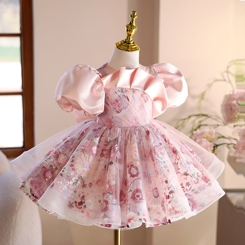 Robe de princesse de luxe haut de gamme et abordable pour enfants
