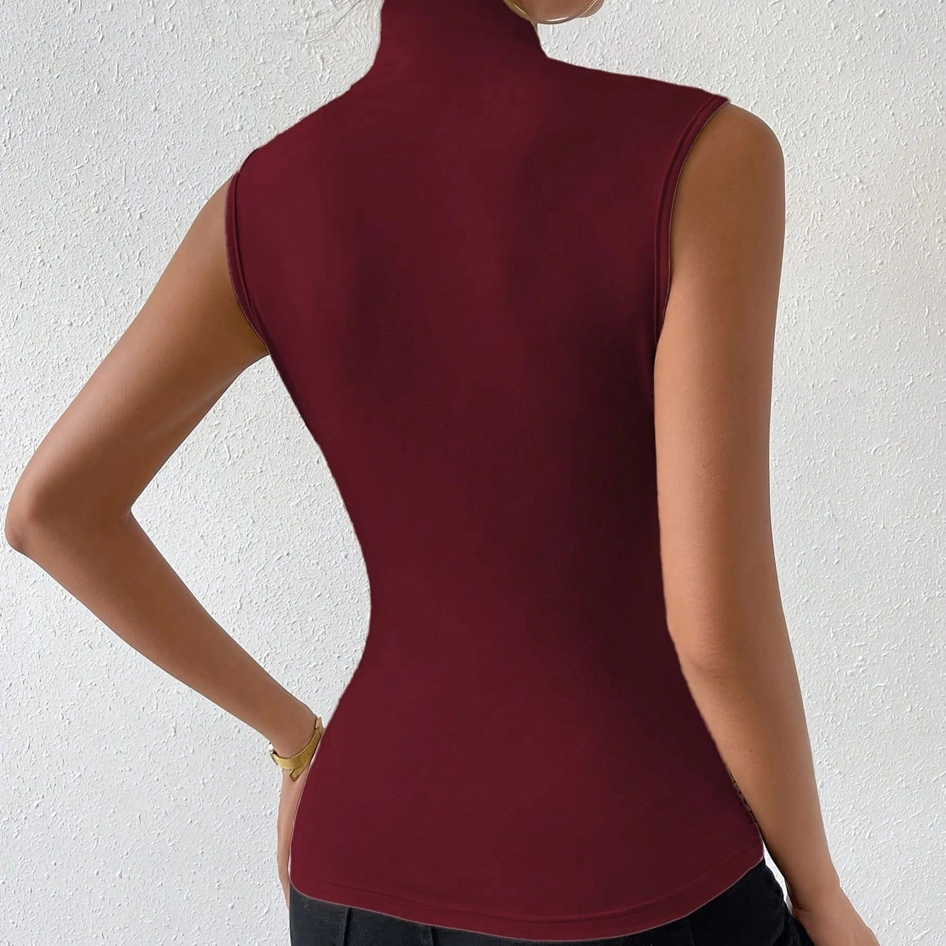 Women's Elegant Solid Color Fashion T-shirt