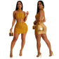 Fashion Tube Top Package Hip Skirt