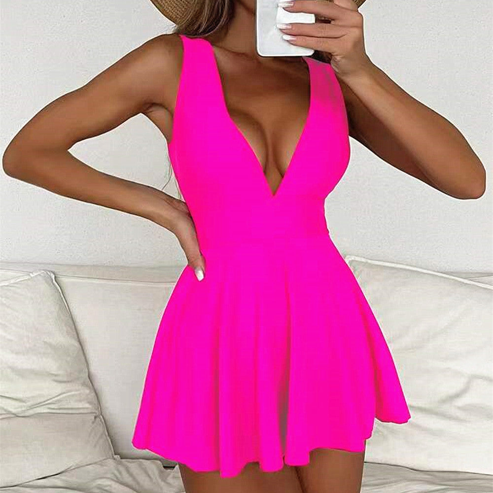 European And American Ladies Split Bikini Dress