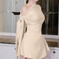 Fashion Slant Shoulder Ribbon Slim Slimming Temperament Socialite Dress