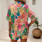 Hawaiian Style Short Sleeve Shirt Shorts Suit
