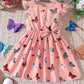 Embroidered Flowers Holiday Party Dress Girl