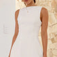 Women's Turtleneck Backless Dress Inelastic
