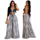 European And American Strap Lace-up Loose Jumpsuit