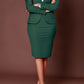 European And American Fashion Business Composite Long Sleeve Suit Hip Skirt Suit