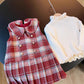 Fleece-lined Princess Dress Fashionable Sweater Skirt