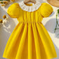 Embroidered Flowers Holiday Party Dress Girl