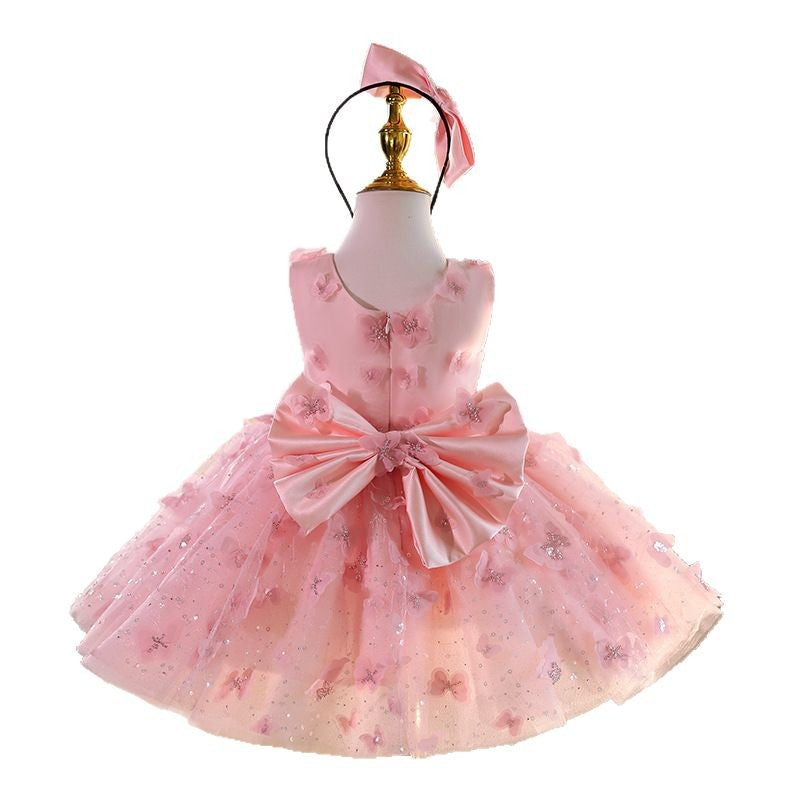 Robe de princesse pour petite fille, tenue de mariage pour petite fille