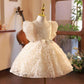 Robe de princesse pour fête d'anniversaire d'un an pour petite fille
