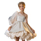 Robe de princesse parapluie pour petite fille, épaules dénudées, personnalité