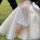 Nouvelle robe à manches longues pour fille de fleur d'automne et d'hiver