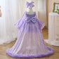 Girls' Fashion Personalized Beaded Trailing Princess Dress