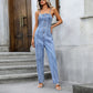 Women's Sling Denim Jumpsuit
