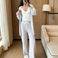 Home Wear Women's Half Velvet Thick Loose Pajamas Suit