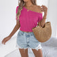 Women's Fashionable Short-sleeved Sweater Short Navel Top