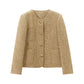 Manteau court de style classique pour femme