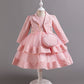 Girls' Fashion Special Dress Three-piece Suit