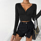 Minority Simple Design Slim Top For Women