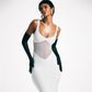 Low-cut Slim-fit Flattering Sling Dress