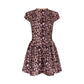 Robe dos nu sexy à imprimé léopard