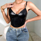 European And American Ins Leather Camisole