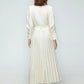 Women's Casual Solid Color Commute Pleated Dress