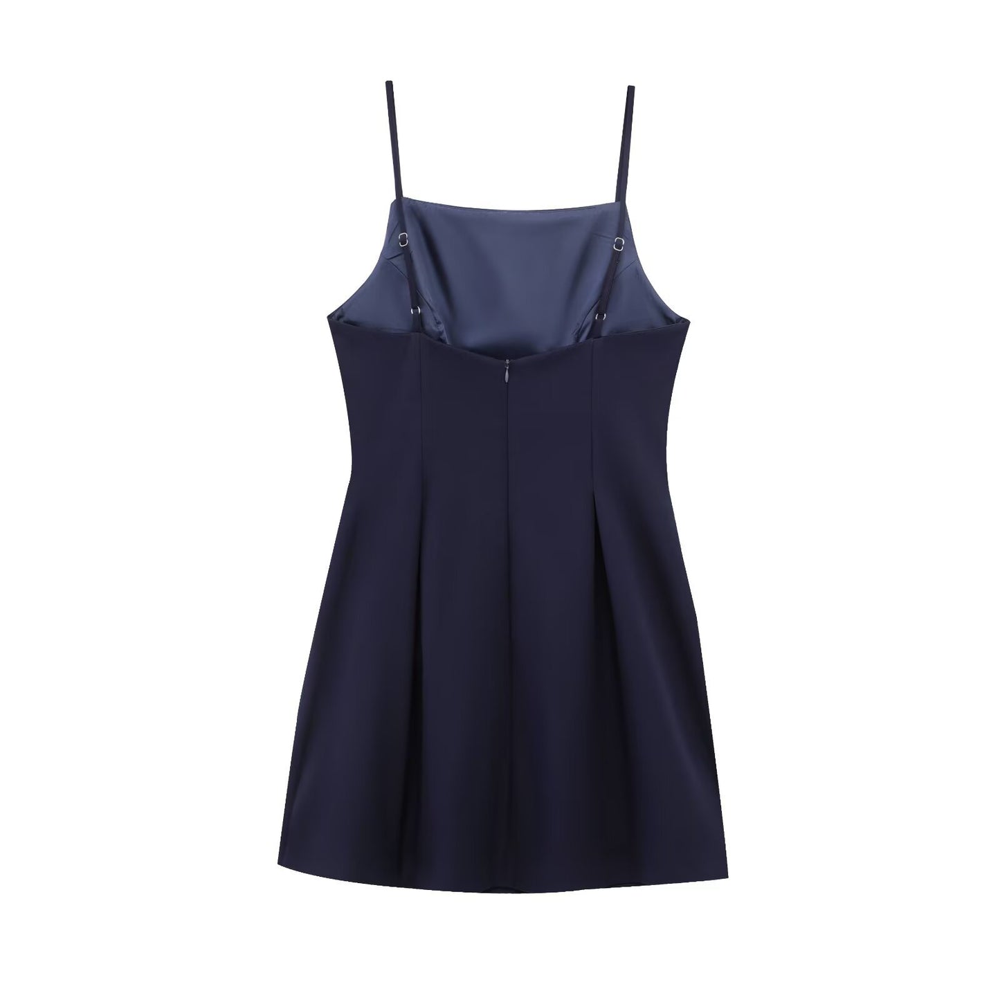 European And American Style Pleated Short Version Dress