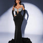 Gloves Hollow-out Low Cut Velvet Tube Top Dress Dinner Party