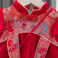 Winter Velvet Padded Dress New Children's Retro