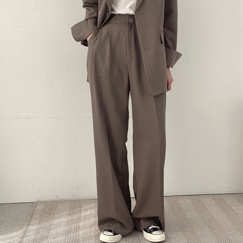 Pink Suit Jacket Spring Autumn Women's Design Sense Niche