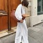 New Comfortable Soft White Fashion Long Sleeve Trousers